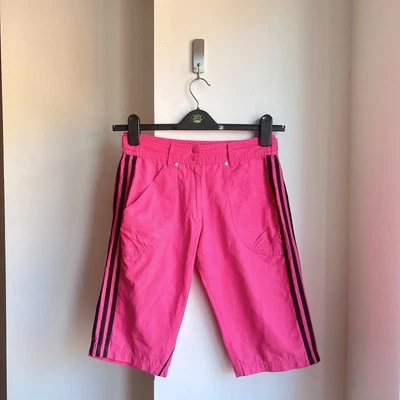 Vintage Adidas Womens Capri Long Board Shorts Hot Pink S 8 10 Gorpcore Utility - Image 1 of 4