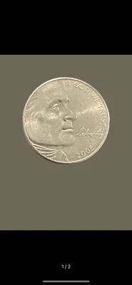 USA Lewis And Clark Expedition Bicentenary Nicke- Bison 2005-D Mint State - Image 1 of 3