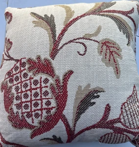 (1) Pottery Barn Outdoor Camila 18x18" Kissen - Sangria - PROBE - Neu - Bild 1 von 5