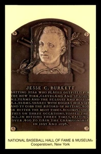 1964-Date Hall of Fame Plaque #37 Jesse Burkett   NM+ J3451961 - Picture 1 of 3