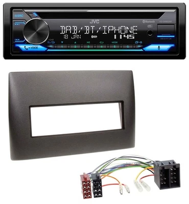 JVC Bluetooth MP3 USB DAB CD Autoradio für Fiat Stilo (192, 2001-2008) - Bild 1 von 4