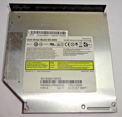 TOSHIBA *** SN-S082 ***CD/DVD-RW DRIVE IDE Notebook Laufwerk  #NLW555 - Bild 1 von 3