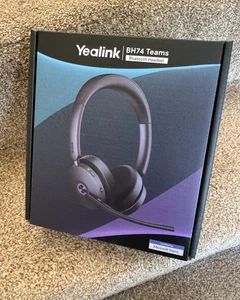 Yealink BH74 Bluetooth USB-C/A Wireless ANC Headset - Teams Edition - Picture 1 of 6