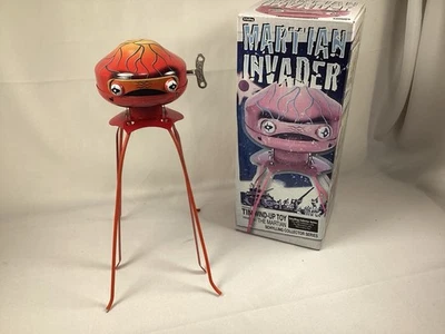 Juguete de cuerda de hojalata Schylling Collector Series 9,5"" Alien MARTIAN INVADER 2006 SIN USAR, EN CAJA Foto 1 de 4