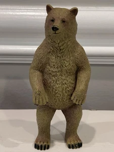 TERRA by Battat Standing 5.25”  Toy Figure GRIZZLY BEAR - Afbeelding 1 van 11