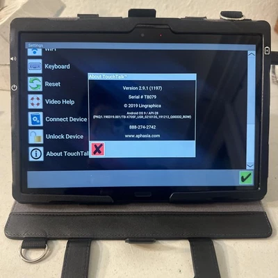 Lingraphica Touch Talk Speech Tablet Version 2.9.1 Working - Image 1 of 4