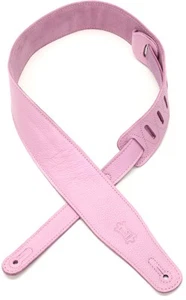 Levy's Pastel Leather Guitar Strap - Pink (2-pack) Bundle - Picture 1 of 1