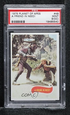 1975 Topps Planet of the Apes A Friend In Need! #49 PSA 9 MINT (OC) pn1 - Image 1 of 3