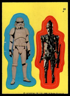 1980 O-Pee-Chee Star Wars The Empire Strikes Back Sticker #31 - Image 1 of 2
