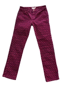 Vineyard Vines Girls Size 10 Pink & Blue Anchor Print Corduroy Pants - Picture 1 of 7