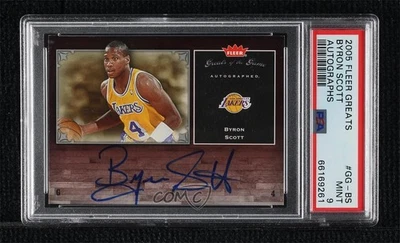 2005-06 Fleer Greats of the Game Auto Byron Scott #GG-BS PSA 9 MINT Auto - Image 1 of 2