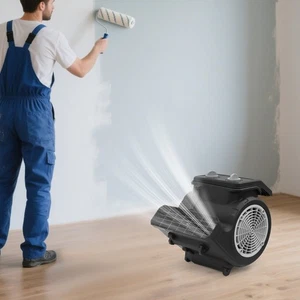 Ventilador, ventilador de secado de suelo, ventilador de suelo portátil con 3 velocidades - Imagen 1 de 13