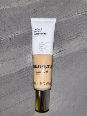 Neutrogena Radiant Tinted Face Moisturizer -  Shade: Sheer Fair 20 - 1.1 fl. oz. - Image 1 of 3