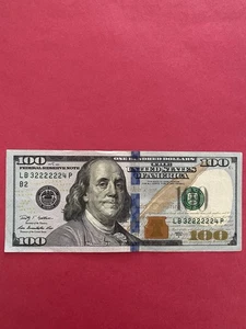 Un Elegante Billete De 100 Dolares Muy Buena Serie 2009 Usado $450 -15% discount - Picture 1 of 2