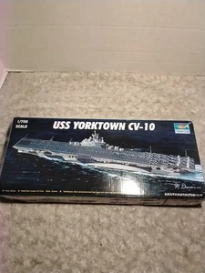 2009 Trumpeter Modell: USS Yorktown CV10 Flugzeugträger. NEU OPEN BOX. BILDER - Bild 1 von 9