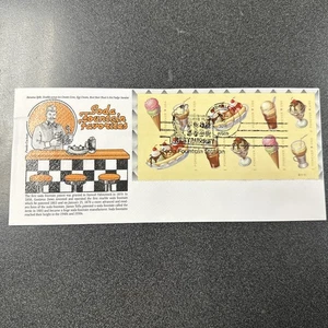 FDC - ICE CREAM - Booklet Of 10 Panda Cachets Cover  - Picture 1 of 1