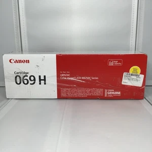 Canon 069H Yellow High Yield Toner Cartridge 5095C001 Genuine Open Box - Picture 1 of 6