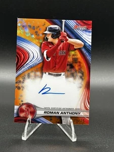 2024 Bowman’s Best ROMAN ANTHONY ORANGE AUTO 13/25 Red Sox Prospect SP 🔥📈 - Picture 1 of 5