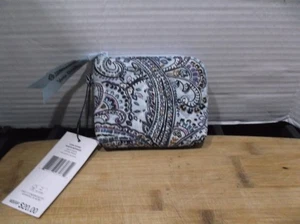 Vera Bradley Geldbörse Soft Sky Paisley Neu mit Etikett - Bild 1 von 6