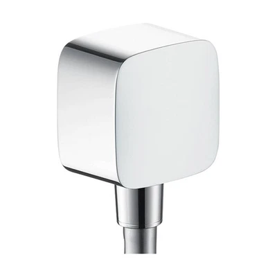 Hansgrohe Schlauchanschluss 1/2 Zoll Fixfit E mit Rückflussverhinderer chrom - Bild 1 von 3