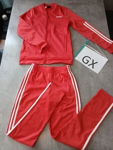 adidas Originals adicolor Three Stripe Track Pants In Red - Picture 1 of 4