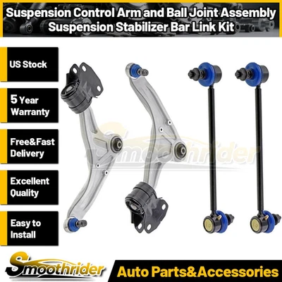 Kit de eslabones oscilantes de rótula de brazo de control delantero 4 piezas para Ford Fusion 2013-2017 2018 Foto 1 de 4