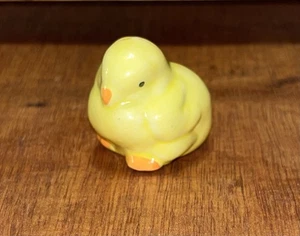 Vintage Yellow Ceramic Chick Easter Mini Cute Whimsical Decor - Picture 1 of 6