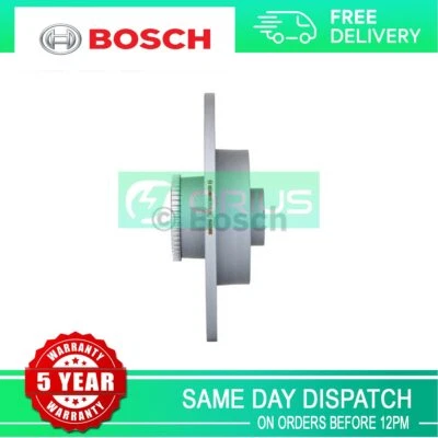 Fits Vauxhall Vivaro 2014-2019 Renault Trafic 2014-2024 Bosch Rear Brake Disc - Image 1 of 4