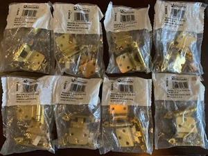 HINGES 3/8" Inset Traditional Self Closing Face Mount Lot x8pks Amerock M3428-3 - Picture 1 of 8