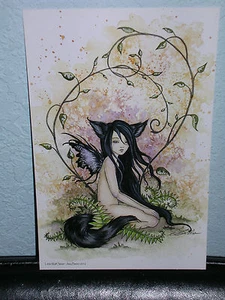 Amy Brown - Little Wolf Sister - Mini Print - Picture 1 of 1