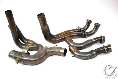 12-15 Aprilia Tuono V4R V4 Exhaust Header Head Pipe - Image 1 of 4