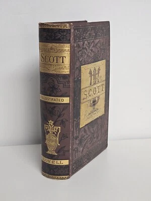 1800s The COMPLETE Poetical Works of SIR WALTER SCOTT Illustrated GILDED - Image 1 of 4