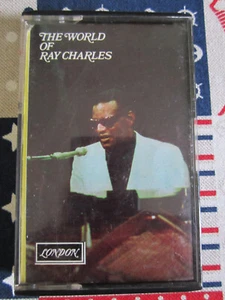 RAY CHARLES THE WORLD OF RAY CHARLES 1974 LONDON RECORDS AUDIO CASSETTE ALBUM - Picture 1 of 6