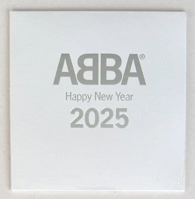 ABBA * HAPPY NEW YEAR 2025 * LIMITED EDITION NUMBERED WHITE 7" VINYL * BN&M! - Image 1 of 4