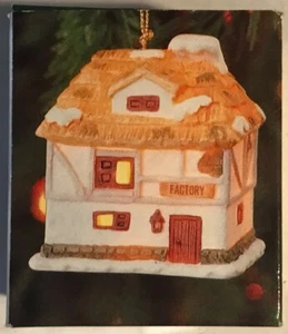 Dickens Village Bell Lites - "Factory" - Porcelain Bisque Ornament - New - Picture 1 of 10