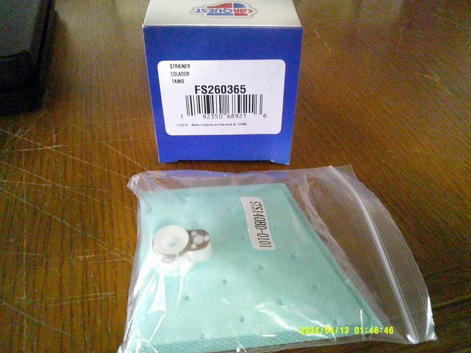 Filtro de bomba de combustível CARQUEST FS260365, compatível com alguns aplicativos Ford, Mazda e Nissan. - Imagem 1 de 1