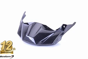Triumph Tiger 800 100% Carbon Fiber Front Beak Nose Cowl Fairing - Picture 1 of 4