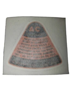 NEW AC Pancake Air Cleaner Sticker - Picture 1 of 5