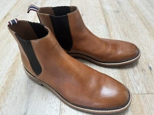 J.Crew Oar Stripe Chelsea Men Boot Italian in Leather Size 10.5 - Picture 1 of 5