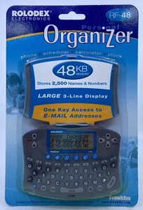 Vintage 2000 Franklin Rolodex Personal Electronic Organizer RF-48 NOS - Picture 1 of 2