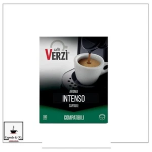100 CAPSULE VERZI CAFFÈ AROMA INTENSO COMPATIBILI AROMA VERO VECCHIO FORMATO