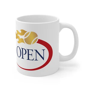 US Open Tennis Grand Slam 11oz Coffee Tea White Mug - Picture 1 of 3