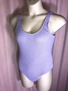 NWT Kendall & Kylie Size M Lavendar Purple One Piece Swimsuit 1 PC Lined F5 - Picture 1 of 9