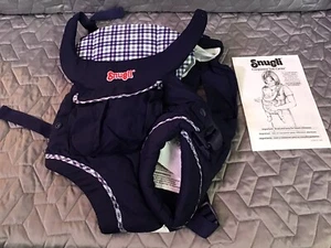Front & Back Pack Baby Evenflo Snugli Comfort Soft Carrier Backpack 7-26 lb - Picture 1 of 8