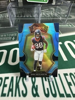 John Metchie III 2022 Panini Select Light Blue Prizm Premier Level /99 Texans - Image 1 of 2