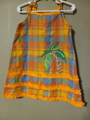 Vestido multicolor Michael Simon para niñas talla 4T Foto 1 de 2