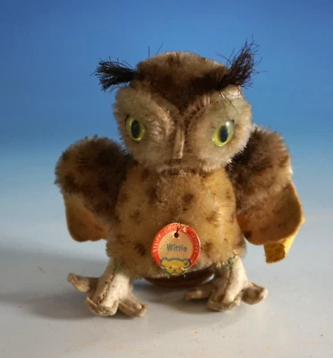 Steiff Eule Wittie alt 10 cm (0524-109) - Bild 1 von 3