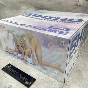 No Game No Life Shiro 1/4 gamba nuda stile coniglietto modello anime PVC giocattolo figure Giappone - Foto 1 di 16