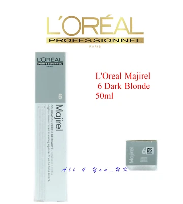 Loreal L'Oreal Professional Majirel 6 rubio oscuro 50 ml Foto 1 de 4