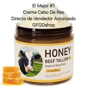 Crema Cebo De Res Con Miel y Aceite Oliva Para La Cara y La Piel Sevo Cevo Sebo - Picture 1 of 24